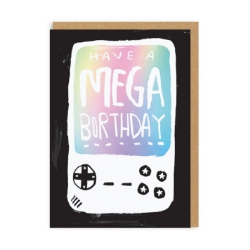 Picture of Gameboy Mega Birthday Greeting Card