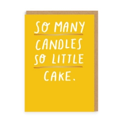 Picture of So Many Candles So Little Cake Birthday Card