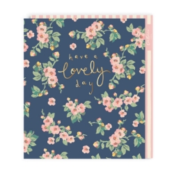 Picture of Cath Kidston Have a Lovely Day NavyFloral Large Birthday Greeting Card