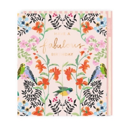 Picture of Cath Kidston Fab Birthday Birds LargeBirthday Greeting Card