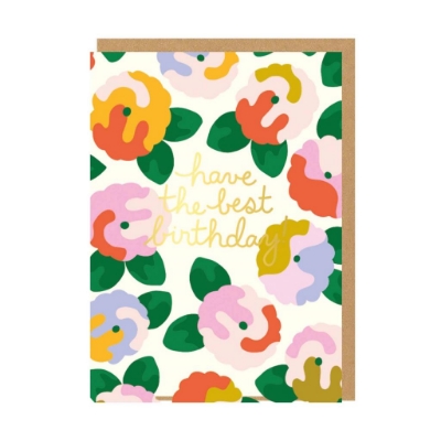 Picture of Have the Best Birthday Floral Birthday Card