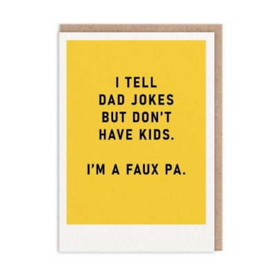 Picture of Faux Pa Greeting Card