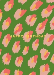 Picture of Happy Birthday Card - Leopard Print