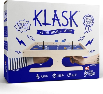 Picture of Klask : The Magnetic Award-Winning Party Game of Skill - for Kids and Adults of All Ages That’s Half Foosball, Half Air Hockey