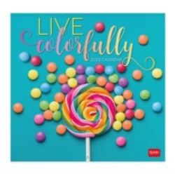 Picture of Live Colorfully Wall Calendar 2023