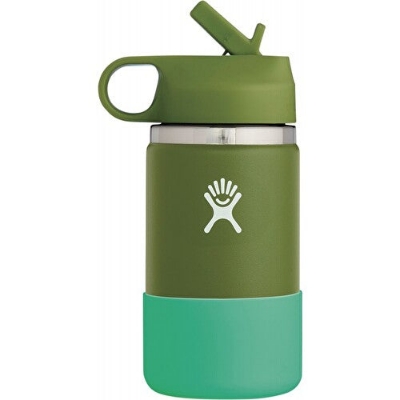 Picture of Kids Bottle 350ml Olive WD Mouth