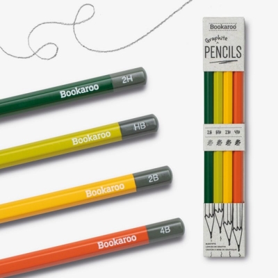 Picture of Bookaroo Graphite Pencils - Greens