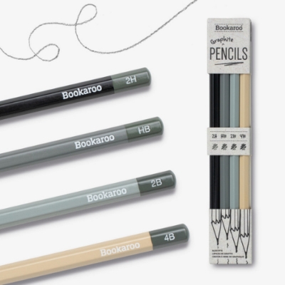 Picture of Bookaroo Graphite Pencils - Mono