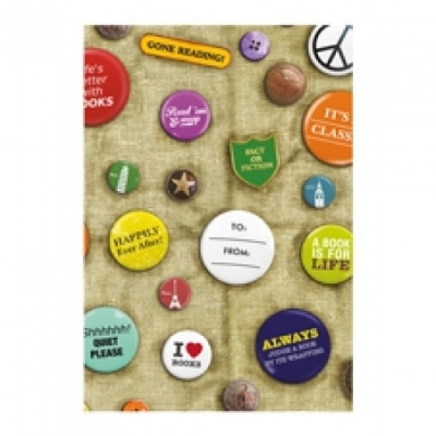 Picture of Book Badges - Gift Wrap