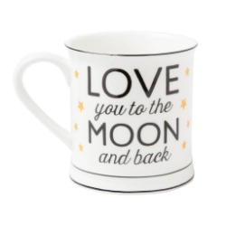 Picture of Love You To The Moon And Back Golden Stars Mug