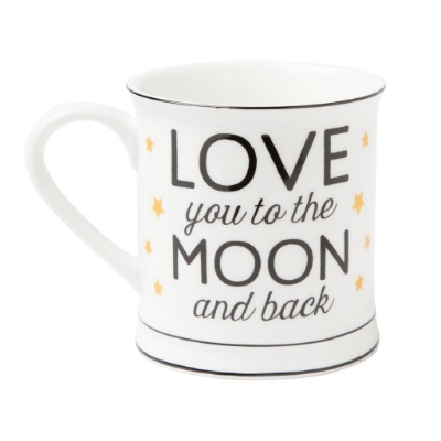 Picture of Love You To The Moon And Back Golden Stars Mug