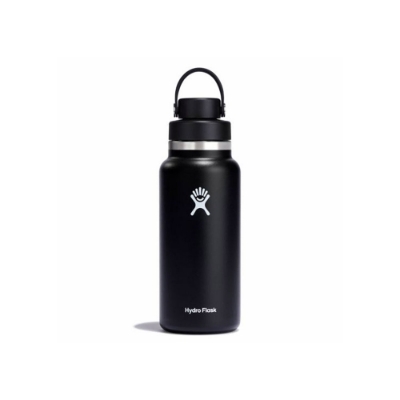 Picture of Vacuum Bottle 950ml with Chug Cap Black Wide Mouth