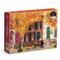 Picture of Autumn in the Neighborhood 1000 Piece Puzzle