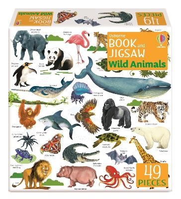 Picture of Usborne Book and Jigsaw Wild Animals