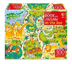 Picture of Usborne Book and Jigsaw At the Zoo