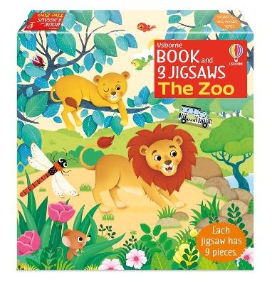 Picture of Usborne Book and 3 Jigsaws: The Zoo