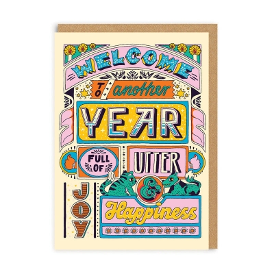 Picture of Another Year full of Happiness Greeting Card