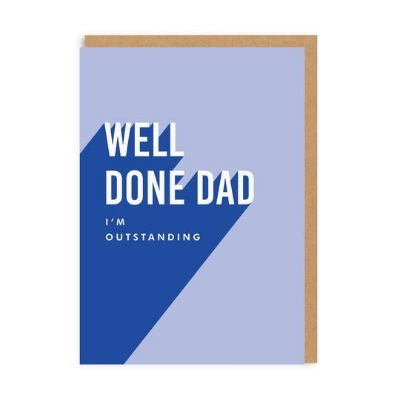 Picture of Well Done Dad Greeting Card