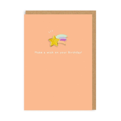 Picture of Make A Birthday Wish Enamel Pin Card