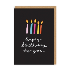 Picture of Happy Birthday To You Candles Greeting Card