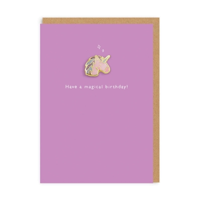 Picture of Unicorn Enamel Pin Card