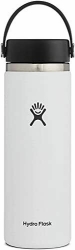 Picture of Hydro Flask 20 oz/ 590 ml Insulated Stainless Steel Insulated Water Bottle, White