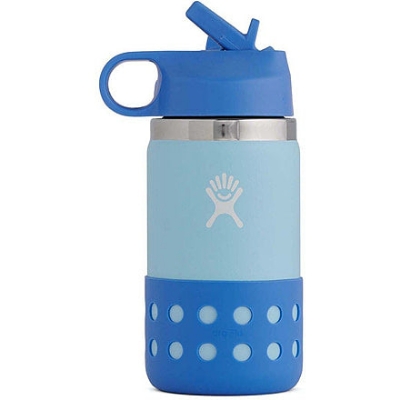 Picture of Hydro Flask - Kids Bottle Wide Mouth Bottle with Straw Lid 350ml / 12oz Ice