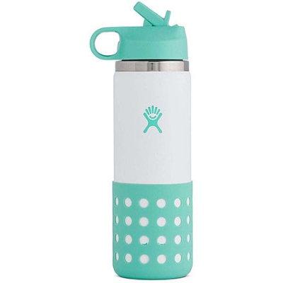 Picture of Hydro Flask - Kids Bottle Wide Mouth Bottle with Straw Lid 590ml / 20oz Island