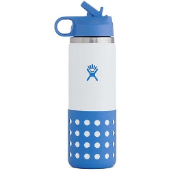 Picture of Hydro Flask - Kids Bottle Wide Mouth Bottle with Straw Lid 590ml / 20oz Cove