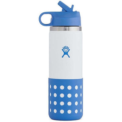 Picture of Hydro Flask - Kids Bottle Wide Mouth Bottle with Straw Lid 590ml / 20oz Cove