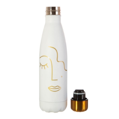 Picture of Abstract Face Stainless Steel Bottle