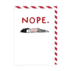 Picture of Nope (portrait) Greeting Card