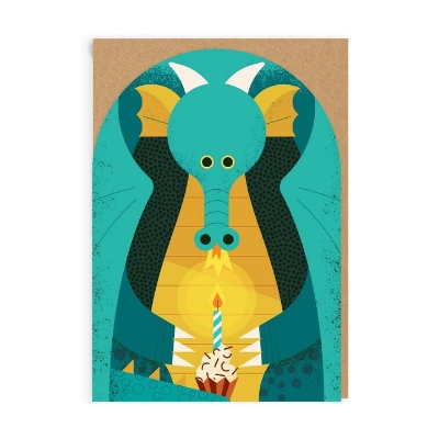 Picture of Birthday Dragon Greeting Card