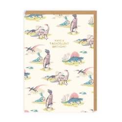 Picture of Pastel Dinosaurs Greeting Card