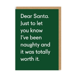 Picture of Naughty And Totally Worth It Greeting Card