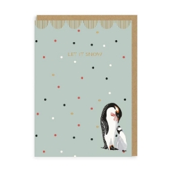 Picture of Let It Snow Penguin Greeting Card