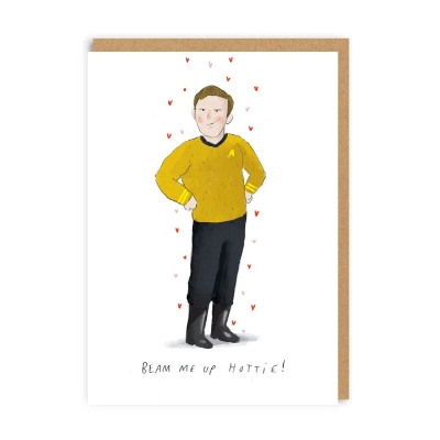 Picture of Beam Up Hottie Greeting Card