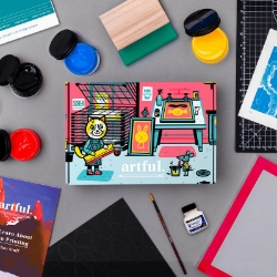 Picture of Artful : Art School in a Box - Screen Printing Edition