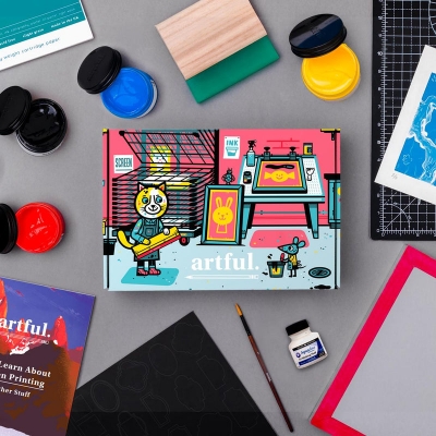 Picture of Artful : Art School in a Box - Screen Printing Edition