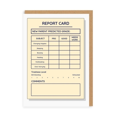 Picture of New Parent Report Card New Parent Report Card