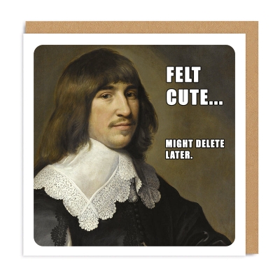 Picture of Classic art Meme felt cute Greeting Card