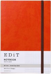 Picture of EDiT Grid Notebook- Apricot Orange