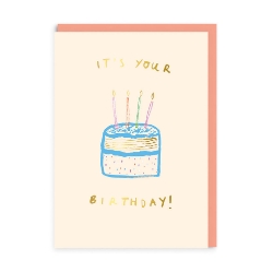 Picture of It's Your Birthday Cake Greeting Card