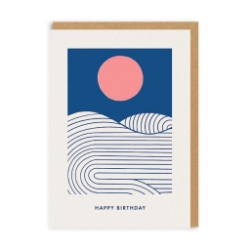 Picture of Setting Sun Birthday Card