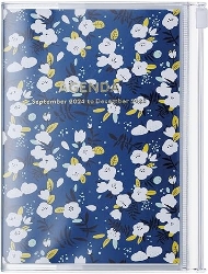 Picture of Flower Pattern Diary - Navy