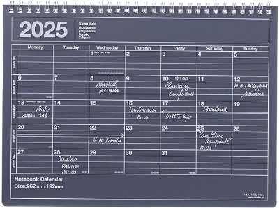 Picture of Notebook Calendar - Black