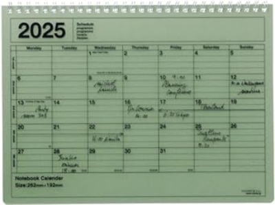 Picture of Notebook Calendar - Khaki