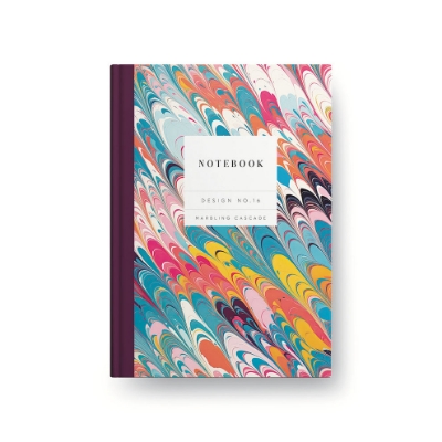 Picture of Marbling Cascade Hardback Notebook