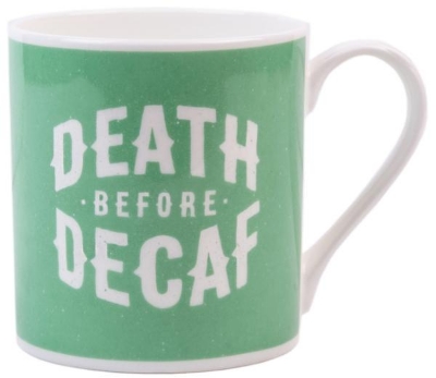 Picture of Death Before Decaf Mug