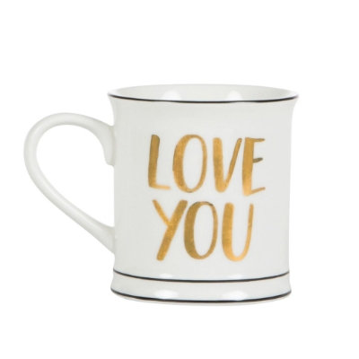 Picture of Gold Love You Mug